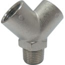6000 Series - 'Y' Connector Male to Female Threaded Adaptor