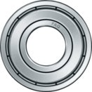 6200 - Single Row Deep Groove Ball Bearings: Shielded Type