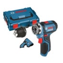GSR 12V-15 FC 12v FlexiClick Drill Driver with GFA 12-B Chuck Attachment in L-Boxx Case