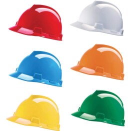V-Gard Industrial Safety Helmets, with PushKey Sliding Suspension V-Gard Industrial Safety Helmets, with PushKey Sliding Suspension
