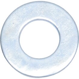Mild Steel Flat Washers, Metric: Form A - BZP