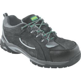 mens black safety trainers