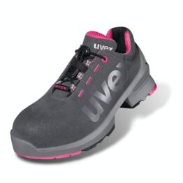 8562/8 Ladies Grey/Pink Safety Trainers