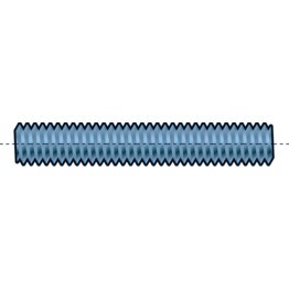Screwed Studding, Metric - BZP - Grade 4.6 - DIN 975 - 1Mtr