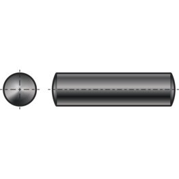 Parallel/Dowel Pin, Metric - Steel - (Self-Colour) - DIN 7