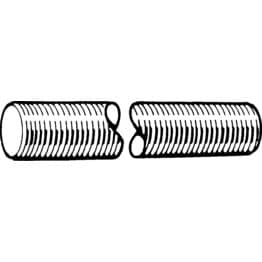 Screwed Studding - Steel - Grade 8.8 - Galvanised - Over Sized - Threaded Rod - Metric - DIN 976.1A