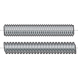 Screwed Studding - Metric - Stainless Steel A2 - Grade 70 - Left Hand Threaded Rod - DIN 976-1A