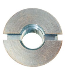 Slotted Countersunk Nut - Metric - Steel - BZP (Bright Zinc Plated)