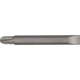 Screwdriver Bits: Double-Ended 1/4" Hex Bits - Crosspoint x Slotted
