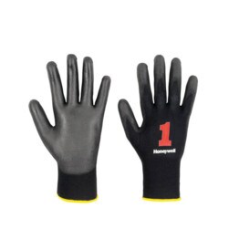 CAT II Vertigo Check&Go Cut 1 Safety Gloves, Black PU