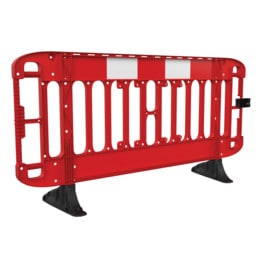 2 Metre Titan Traffic Barriers with Black Anti-trip Feet