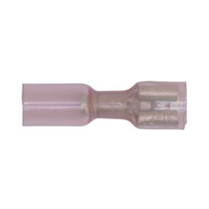 Heat Shrink Push-on Terminal 6.4mm Female, Pack of 25