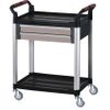 Proplaz 750 x 460 x 940mm Trolley 2 Steel Drawer 2 Shelf