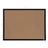 Cork Board with Black Frame, 585 X 430mm, Black