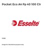 Pocket Eco A4 PP 40 100 CLR