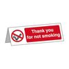 Thank You for Not Smoking Desk Sign - RPVC (150 x 50mm)