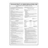 Safety Poster Electricity AT Work Regulations - RPVC (400 x 600mm)