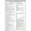 Electricity AT Work Regulations Safety Poster RPVC (400 x 600) mm)