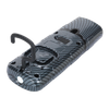 Rechargeable 360 Inspection Lamp 2W COB + 1W LED Carbon Fibre Effect