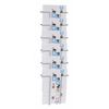 Twinco Wall Literature Holder 6 Compartments A4 Silver