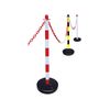 Plastic Post for Chain - Red / White FAICHPOSTRW