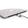 Blade Universal Lock Slot Adapter With Keyed Cable Lock System Security Kit Silver
