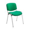 Ultra Multi-Purpose Stacking Chair 532X585X805mm Chrome/Green CH0503GN