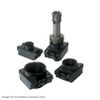 CNC insert VDI 60. WxDxH: 100x115x70mm. plastic black