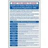 Safety Poster DSE Regulations - Rpvc (400 X 600MM)