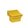 Universal And Grit Container Polyethylene, Capacity Approx. 50 L, Yellow