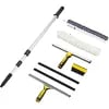 TOPLOCK Window Cleaning Set, Telescopic Rod, Window Wiper, T-bar, Cover 350mm