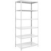 Heavy Duty Bolt-Together Shelving - Light Grey RAL 7035 - Shelf Height 2500mm, Width X Depth 1000 X 800mm