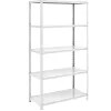 Heavy Duty Bolt-Together Shelving - Light Grey RAL 7035 - Shelf Height 2000mm, Width X Depth 1000 X 600mm
