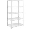 Heavy Duty Bolt-Together Shelving - Light Grey RAL 7035 - Shelf Height 2000mm, Width X Depth 1000 X 800mm