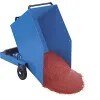 Sheet Metal Container Truck - Container With Forklift Pockets - Capacity 0.4 m³