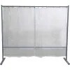 Mobile Welding Protection Screen - Single Unit Design - With Welding Protection Film, Transparent