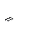Plastic Dolly, 580 X 380mm, Max. Load 150 Kg, Black