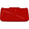 Lid, Square, Suitable For Waste Collectors, Red