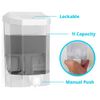 Manual Soap or Sanitiser Dispenser - 1L Capacity