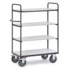 ESD Trolley 1000 x 600, With Four Shelves - 1552 mm Height