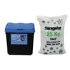 30 Litre Grit Bin and 1 x 25kg Bag White Salt