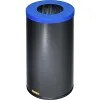 Recyclable Waste Collector, Capacity 70 L, Individual with Retaining Ring, Gentian Blue Lid