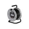 25m 4-Socket 13A Heavy Duty Steel Frame Extension Lead Cable Reel
