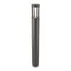 Delta Led 1 Light Outdoor Tall Bollard Post Graphite IP54
