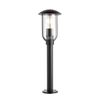 Quinn Classic Outdoor Floor Post Bollard Textured Black, IP44