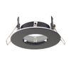 Speculo Bathroom Recessed Fixed Matt Black Paint & Clear Glass IP65