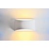 Indoor Decorative Paintable Plaster Galatsi Wall Light IP20 For 1 X G9 Max 40W White
