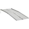 183 X 72 cm Folding Wheelchair Ramp Aluminum Medical Mobility Threshold