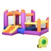 Bouncy Castle with Slide Pool Inflatable Trampoline W/Blower 2.8 X 2.5 X 1.7m