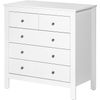 Chest of Drawers 5-Drawer Dresser for Bedroom Storage Cabinet W/Handles